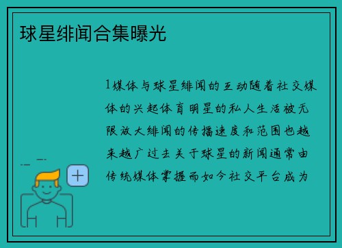 球星绯闻合集曝光